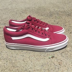 Unisex red Vans